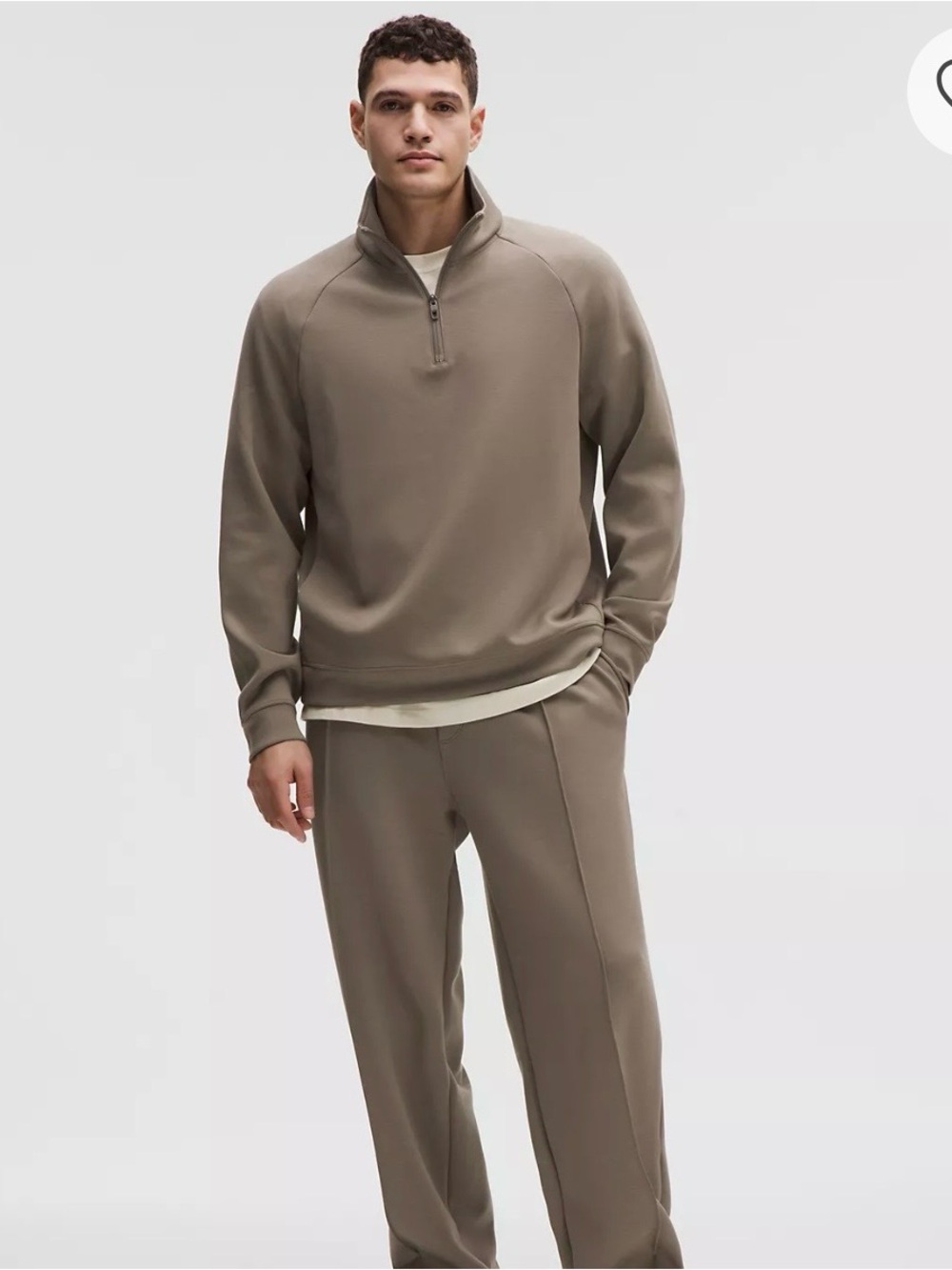 Lululemon men’s Smooth Spacer Quarter Zip - Picture 2 of 6